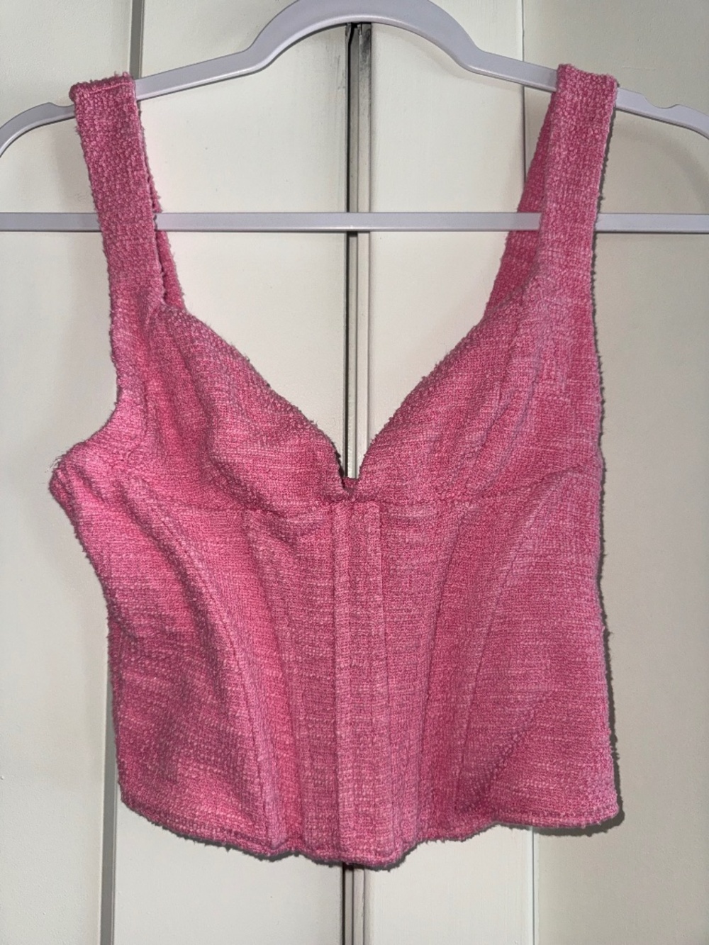 Zara Pink Corset Top sz S